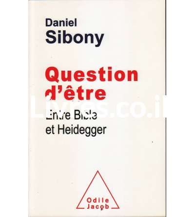 Question d'etre Entre Bible et Heidegger